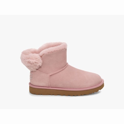 Botas UGG Classic Bling Mini Mulher Rosa | PT-GLOUH